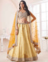 Yellow Georgette Lehenga Choli