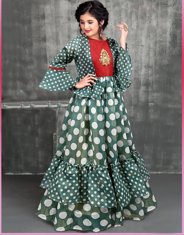 Multi Gown Chanderi