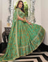 Pista Organza Lehenga Choli Closure View