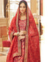 Red Art Silk Lehenga Choli Salwar Kameez