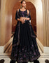 Navy Georgette Lehenga Choli