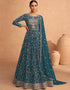 Rama Faux Georgette Pant Anarkali