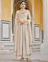 Chiku Georgette Palazzo Anarkali Closure View