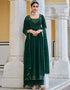 Green Georgette Palazzo Anarkali