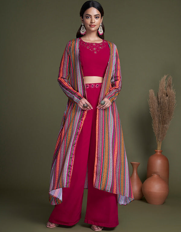 Rani Georgette Palazzo Suit