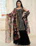 Black Faux Blooming Palazzo Suit