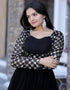Black Designer Function Wear Heavy Readymade Gown Salwar Kameez