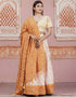 Multi Soft Poly-Cotton Lehenga Choli Closure View