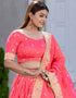 Gajri Paithani Silk Lehenga Choli Salwar Kameez