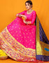 Pink Paithani Lehenga Choli Closure View