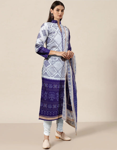 Multi Poli Rayon Pant Straight