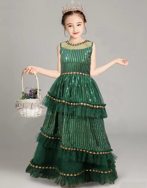 Green Gown Georgette
