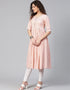 Pink Viscose Rayon N/A Straight Closure View