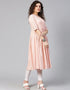 Pink Viscose Rayon N/A Straight Back View