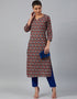 Maroon Viscose Rayon N/A Straight