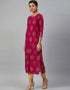 Pink Viscose Rayon N/A Straight Back View