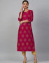 Pink Viscose Rayon N/A Straight