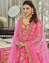 Deep Pink Art Silk Lehenga Choli Salwar Kameez