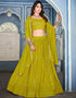 Mehendi Georgette Lehenga Choli
