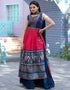 Pink Dola Silk Palazzo Suit Closure View