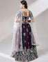 Burgundy Poly Georgette Lehenga Choli Salwar Kameez