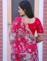 Rani Pink Faux Blooming N/A Gown Back View