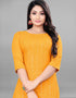 Mustard Heavy Rayon Pant Straight Salwar Kameez