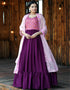 Pink Chinon N/A Gown Closure View