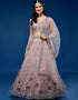 Mauve Net Lehenga Choli