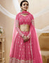 Pink Georgette Lehenga Choli Salwar Kameez