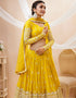 Yellow Georgette Lehenga Choli Salwar Kameez