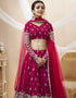 Hot Pink Georgette Lehenga Choli Salwar Kameez