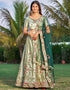 Light Green Satin Lehenga Choli