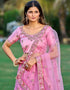 Pink Satin Lehenga Choli Salwar Kameez