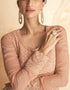 Peach Real Georgette N/A Anarkali Back View