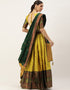 Yellow Lichi Silk Lehenga Choli Salwar Kameez