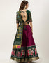 Green Tafeta Silk Lehenga Choli Salwar Kameez