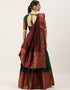 Green Tafeta Silk Lehenga Choli Salwar Kameez