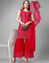 Pink Georgette Sharara Suit