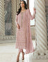 Pink Faux Georgette Pant Pakistani Suit