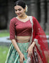 Maroon Dola Silk Lehenga Choli Salwar Kameez