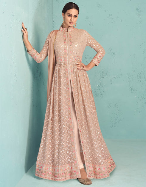 Chiku Real Georgette Pant Suit