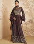 Voffee Chinon Silk Palazzo Suit