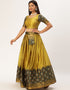 Multi Tafeta Silk Lehenga Choli Back View