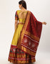 Yellow Tafeta Silk Lehenga Choli Salwar Kameez