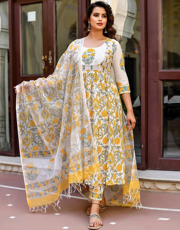 Multi Cotton Pant Straight