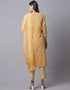 Mustard Cotton Pant Straight Salwar Kameez