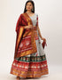 Grey Tafeta Silk Lehenga Choli