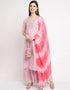 Pink Cotton Sharara Straight