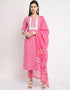 Pink Cotton Pant Straight